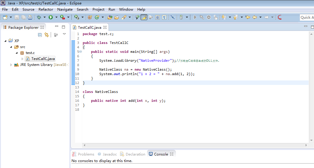 Java command line generates jni.h header file - Programmer Sought