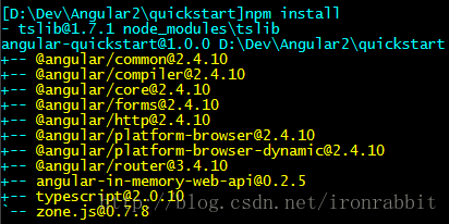 Angular2 Installation