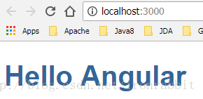 Angular Startup