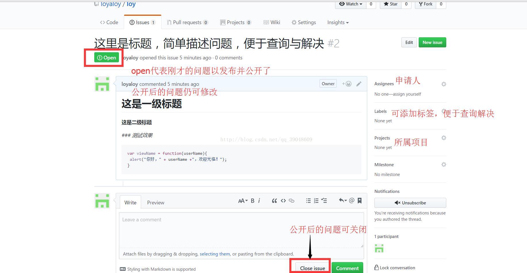 github之issuse