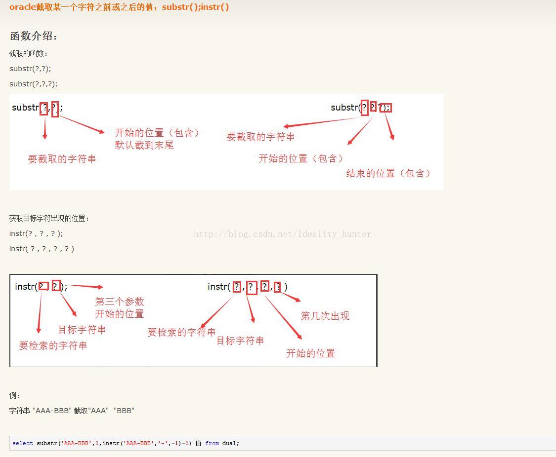 
			
				oracle怎么截取字符串中某个字符前（或者后）的字符串？			