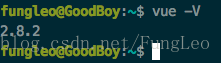 vue -V