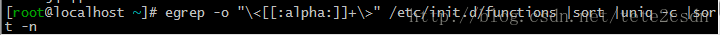sed 和grep  统计/etc/init.d/functions文件中每个单词的出现次数，结果不同