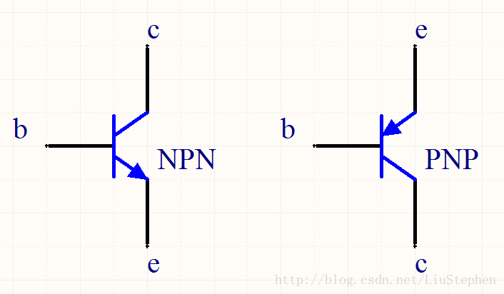NPN和PNP图示