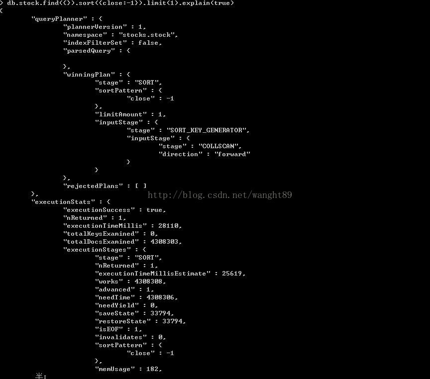 
			
				MongoDB实战-使用EXPLAIN分析慢查询			