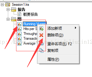 loadrunner的分析结果图显示没有适用于当前设置的数据