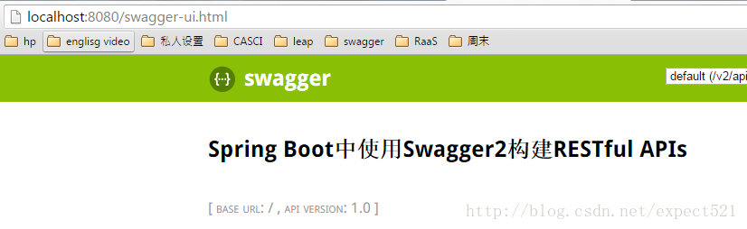 
			
				swaggerUI页面没有显示api			