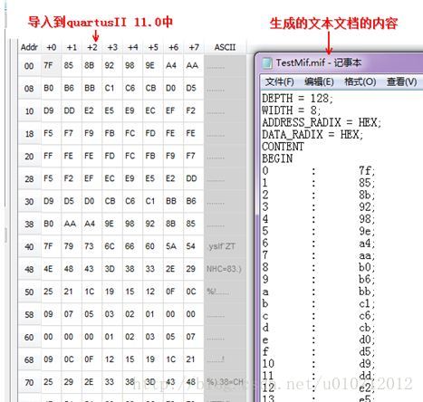 mif文件的生成