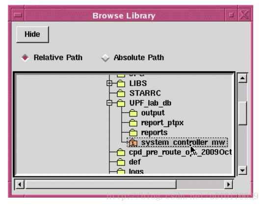 @Figure 2 Browse Library Dialog Box
