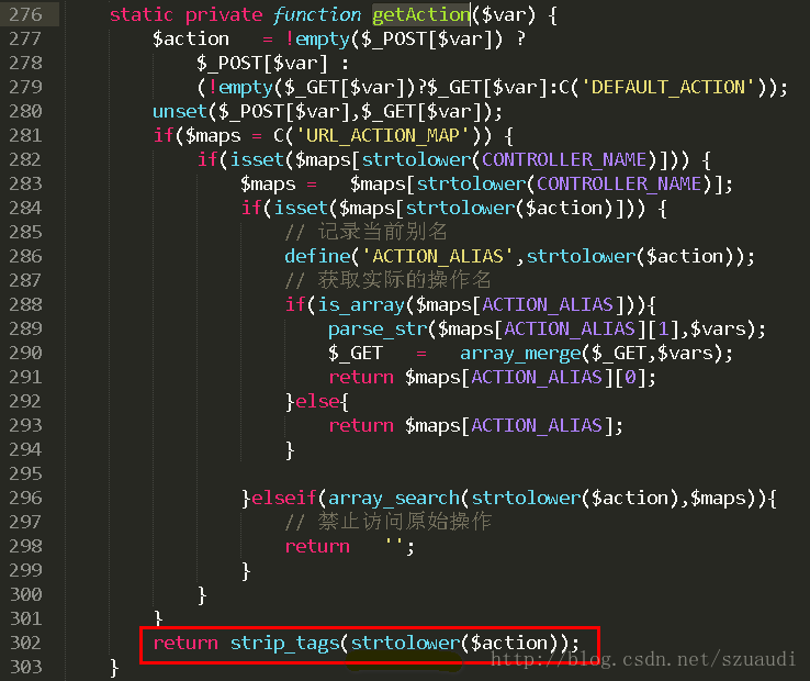 ThinkPHP/Library/Think/View.class.php/getAction()