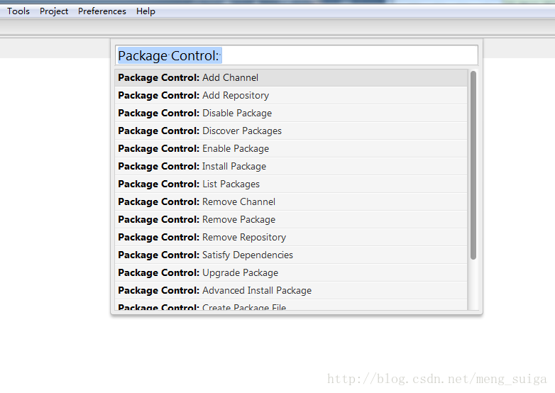 sublime Package Control