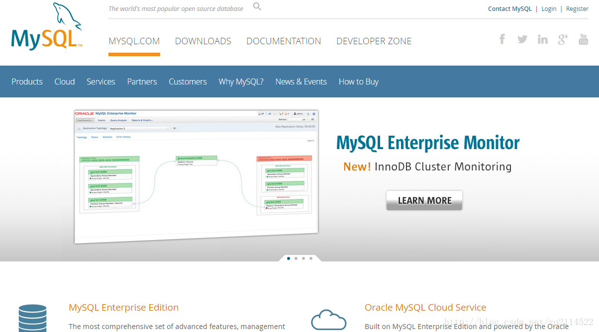 MySQL官方网站