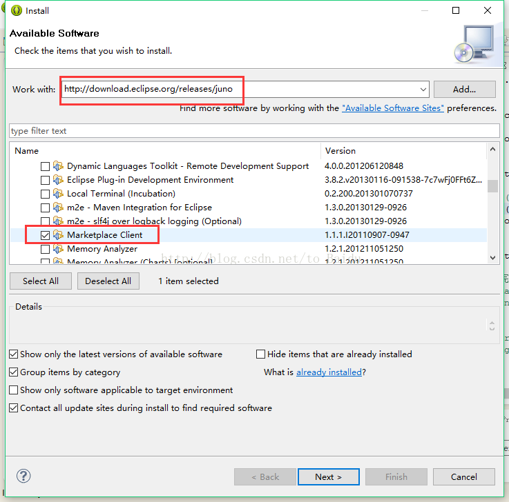 Eclipse安装Marketplace Client_eclipse marketplace clientCSDN博客