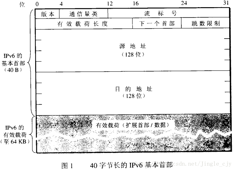 IPv6基本首部