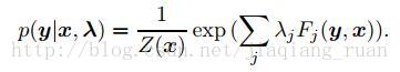其中Z(x)是歸一化引數