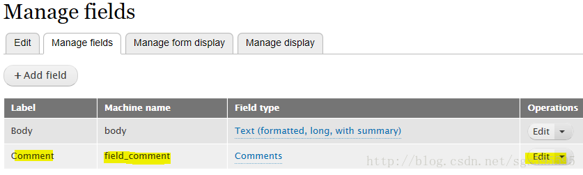 Comment Field