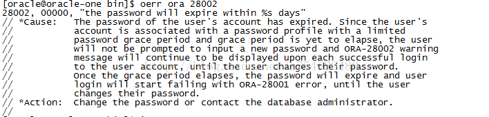 ora-28002报错处理步骤