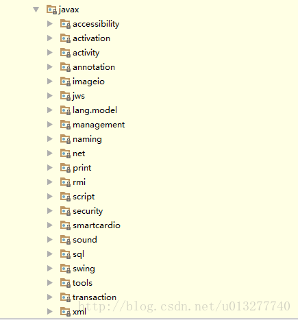 Java API学习（二）javax包