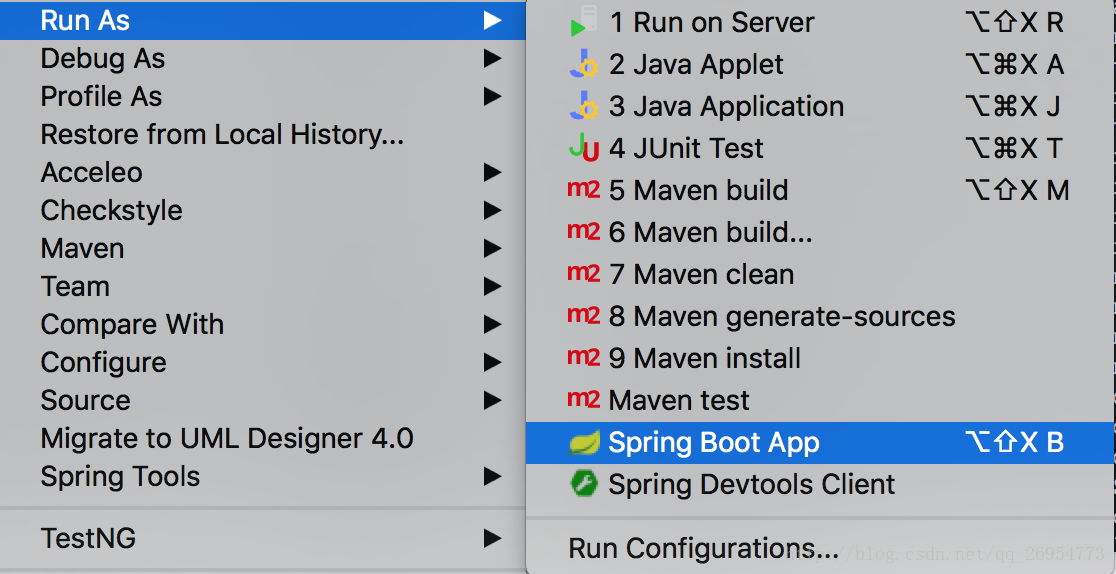 spring boot app