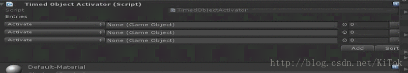 Unity 自定义Inspector界面。 延时 对 对象的 一些 基本操作。