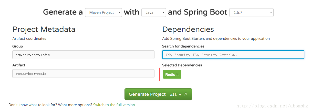 Spring boot集成Redis-第五维