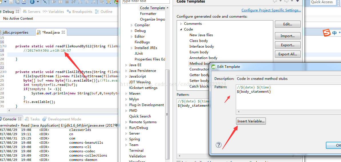 Eclipse中取消生成TODO Auto-generated method stub