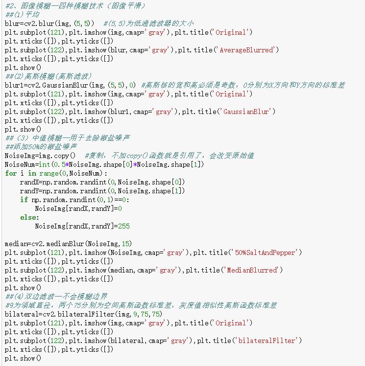 OpenCV-Pythonu2014图像平滑和模糊_NOT_GUY的博客-程序员宝宝- 程序员宝宝