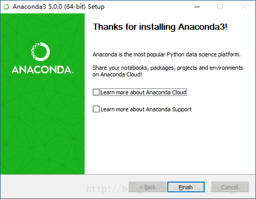 Thanks for installing Anaconda3