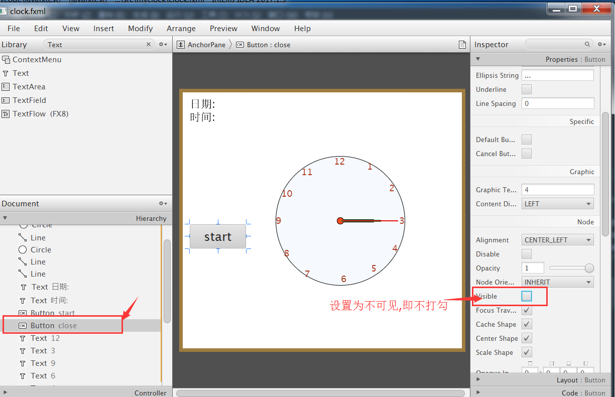 JavaFX makes a simple clock - Programmer Sought