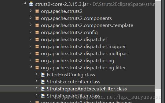 struts2-core-2.3.15.3.jar截图