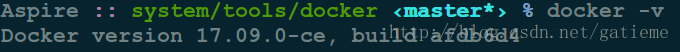 docker -v