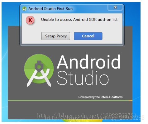 安装android studio时候弹出unable to access android sdk add-on list解决方法