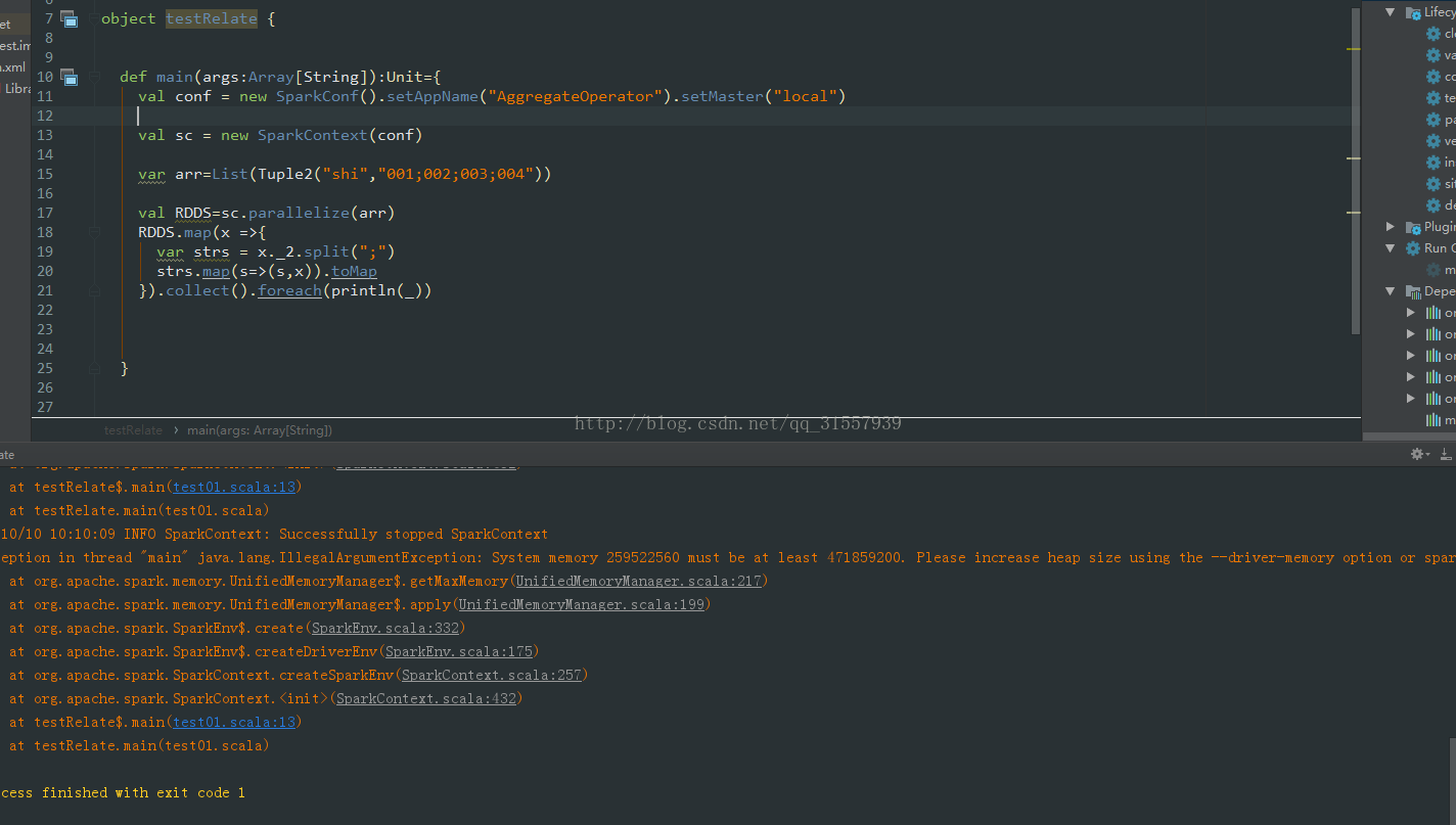 java.lang.IllegalArgumentException System memory 259522560 must be at