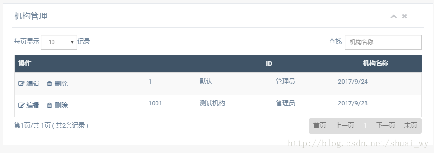 DataTables使用配置