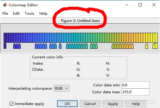 axes的colormap