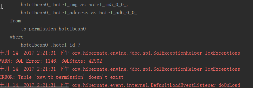 could not extract ResultSet; nested exception is org.hibernate ...