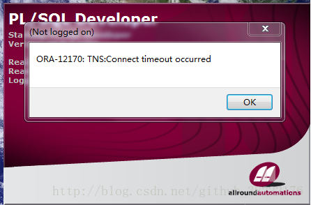 Fatal ni connect error 12170 oracle что это