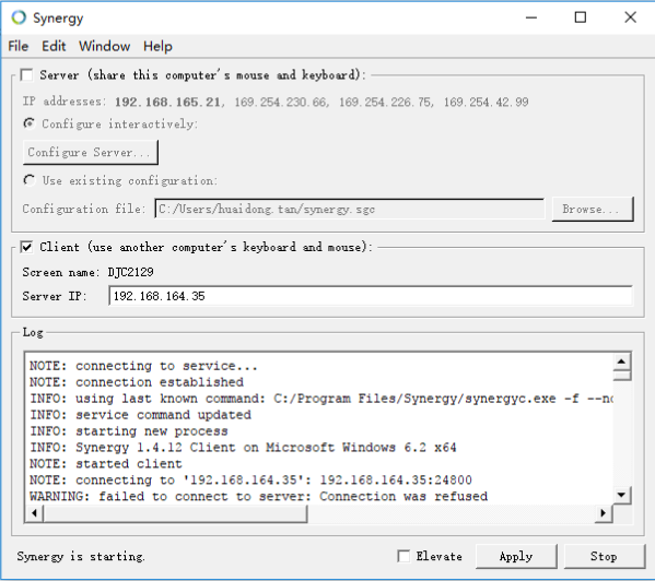 Configure Synergy-Keyboard and Mouse Sharing under Ubuntu/Windows ...