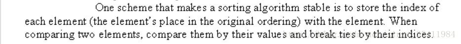 如何让一个排序算法稳定
