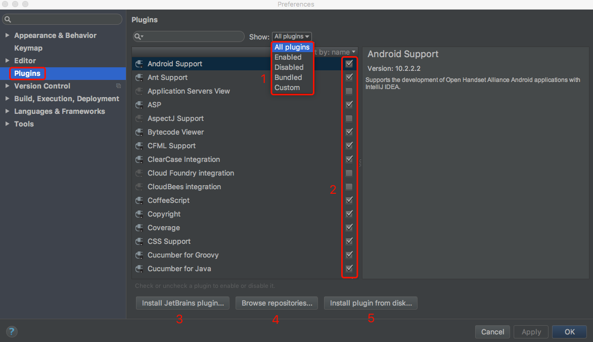 Enabled plugins. INTELLIJ idea Plugins. Preferences в INTELLIJ idea. XML В INTELLIJ idea. Настройка INTELLIJ idea.