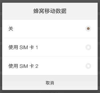 SingleChoiceDialog