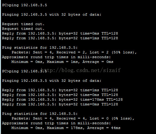 两层交换机上划分VLAN借三层交换机路由功能实现跨网段访问(Cisco Packer Tracer 模拟器)