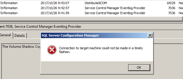 SQL Server 配置管理器无法打开