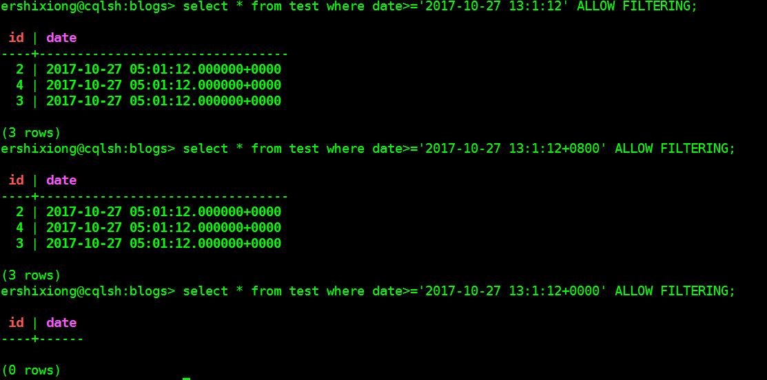 Cassandra的timestamp类型_cassandra timestampCSDN博客