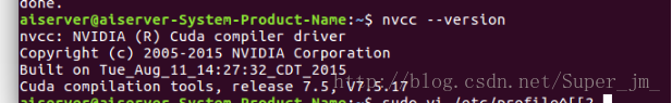 nvcc安装成功