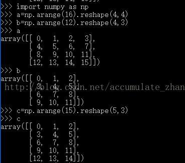 Numpy 进行数组的拼接 分别在行和列上合并 Accumulate Zhang的博客 Csdn博客 Numpy按行拼接