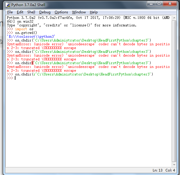 SyntaxError: (unicode Error) 'unicodeescape' Codec Can't Decode Bytes ...