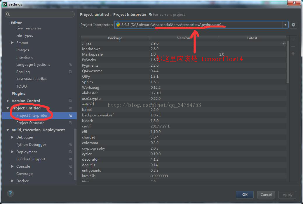 Как установить tensorflow в pycharm windows