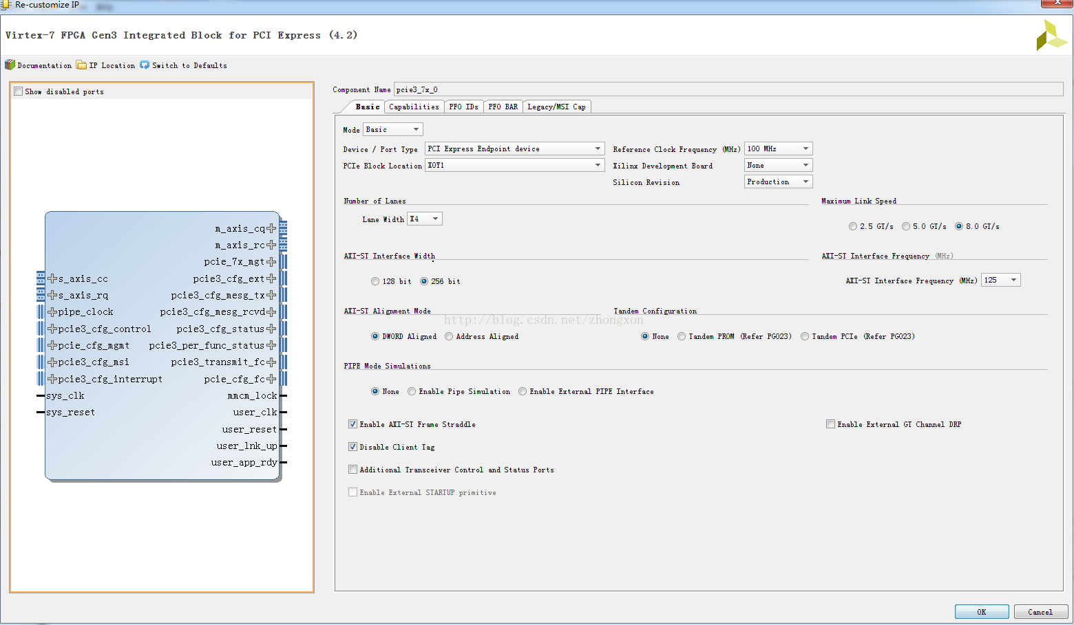 Xc7vx690t 2ffg1761 pcie 