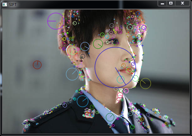 OpenCV--SIFT算法检测特征点